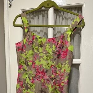 Banana Republic Floral Print Sleeveless dress size 6